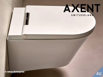 AXENT One Plus NEU  Dusch-WC komplett wandhngend wei / Pflegeleicht