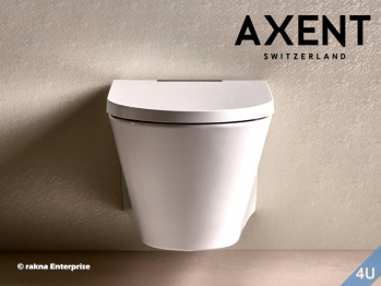 AXENT One NEU  Dusch-WC komplett wandhngend wei / Pflegeleicht